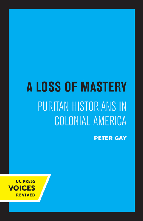 Cover image for book A Loss of Mastery
