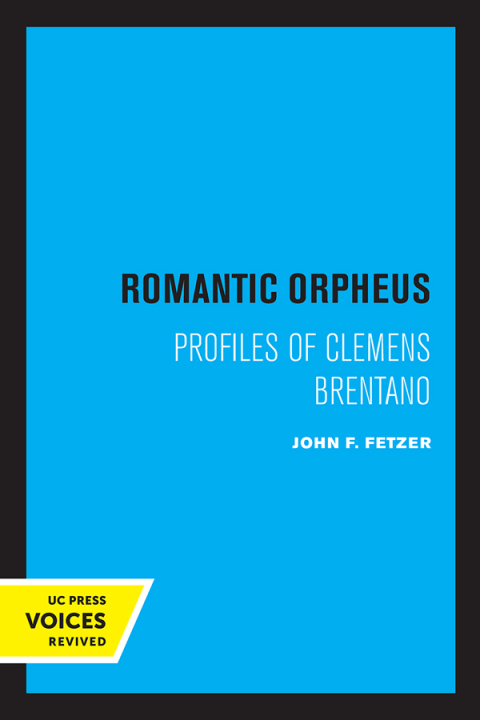 Cover image for book Romantic Orpheus