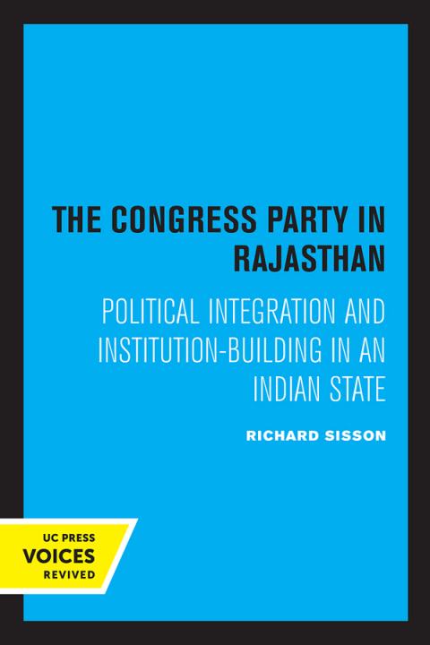 Cover image for book The Congress Party in Rajasthan