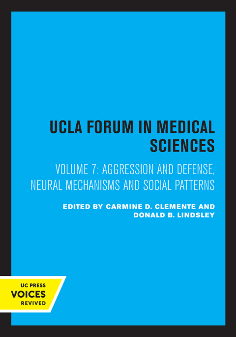 Cover image for book Aggression and Defense, Brain Function Volume V