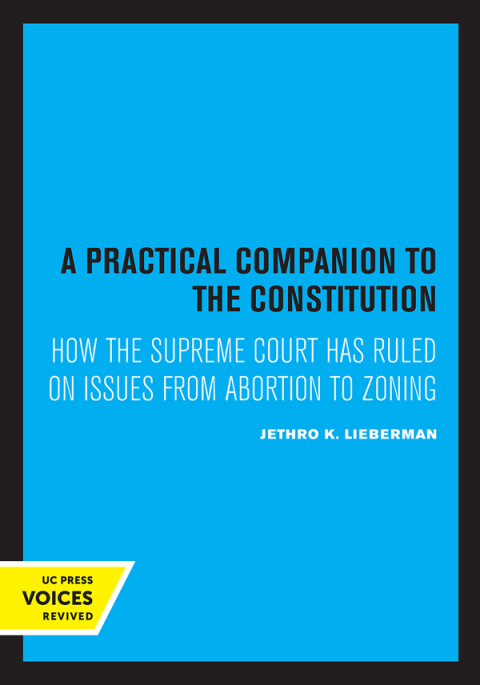Cover image for book A Practical Companion to the Constitution
