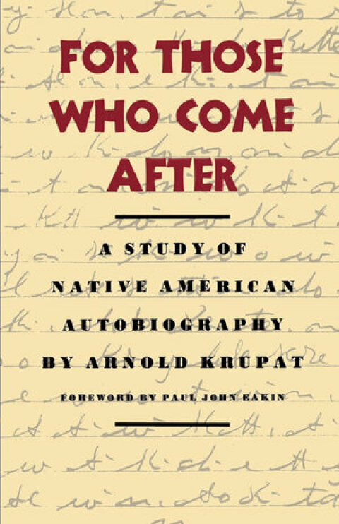 Cover image for book For Those Who Come After