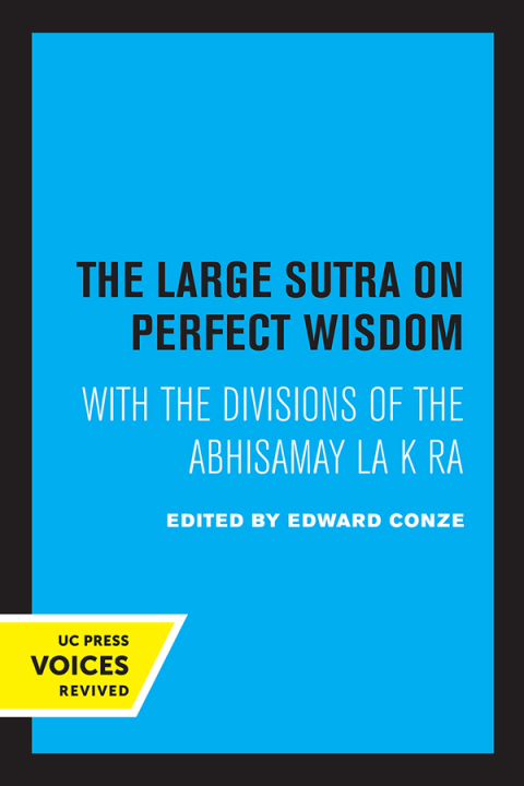 Cover image for book The Large Sutra on Perfect Wisdom