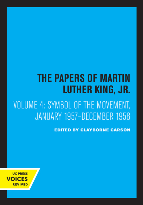 Cover image for book The Papers of Martin Luther King, Jr., Volume IV