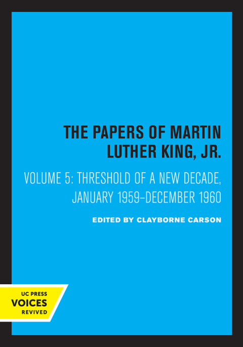 Cover image for book The Papers of Martin Luther King, Jr., Volume V