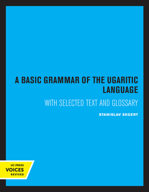 Cover image for book A Basic Grammar of Ugaritic Language