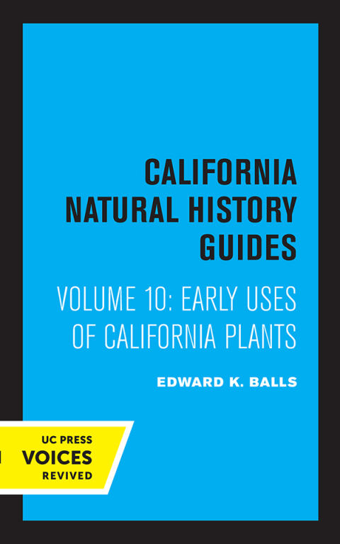 Cover image for book Early Uses of California Plants