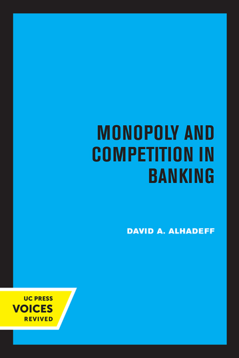 Cover image for book Monopoly and Competition in Banking