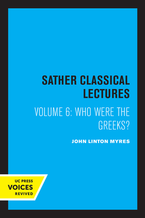 Cover image for book Who Were the Greeks?