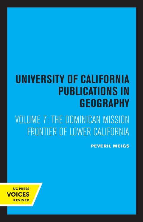Cover image for book The Dominican Mission Frontier of Lower California