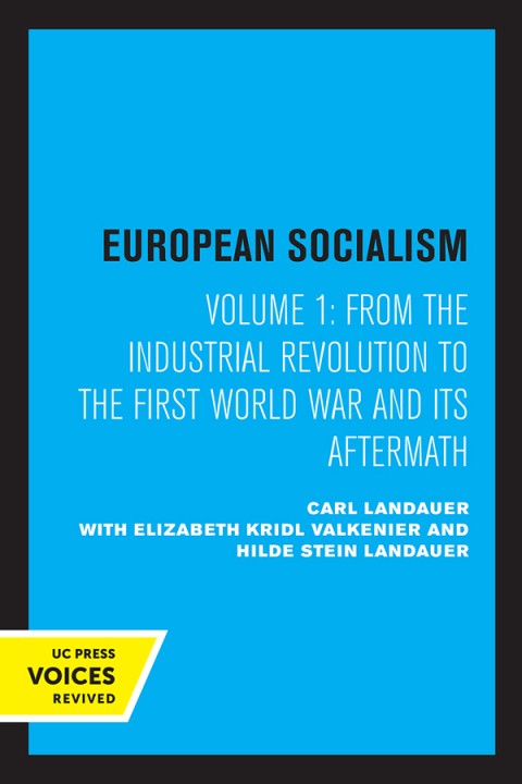 Cover image for book European Socialism, Volume I
