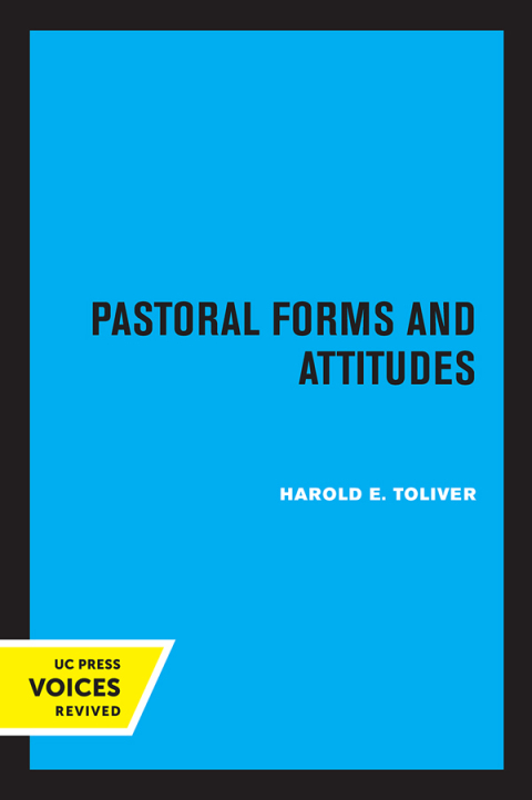 Cover image for book Pastoral Forms and Attitudes