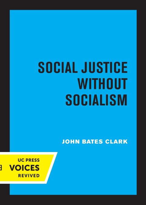 Cover image for book Social Justice without Socialism