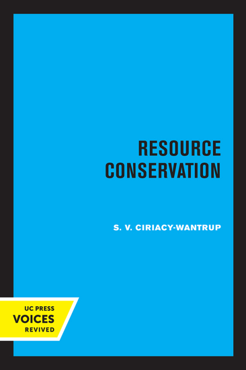 Cover image for book Resource Conservation