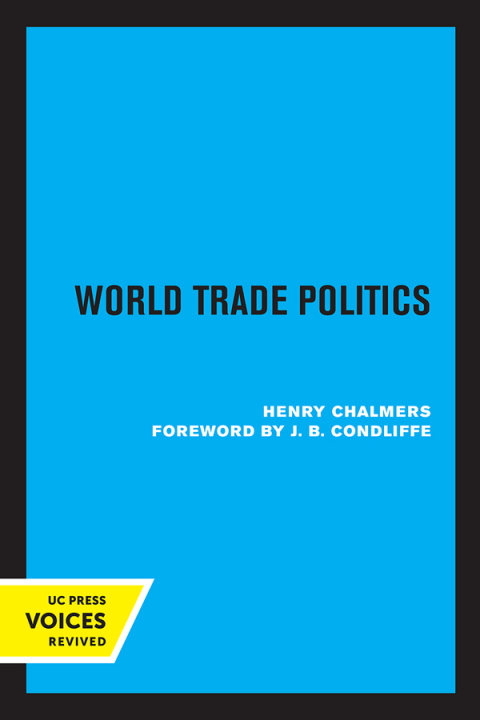 Cover image for book World Trade Policies