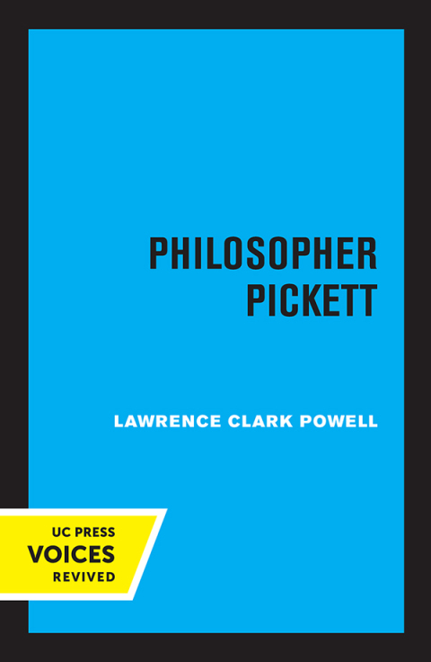 Cover image for book Philosopher Pickett