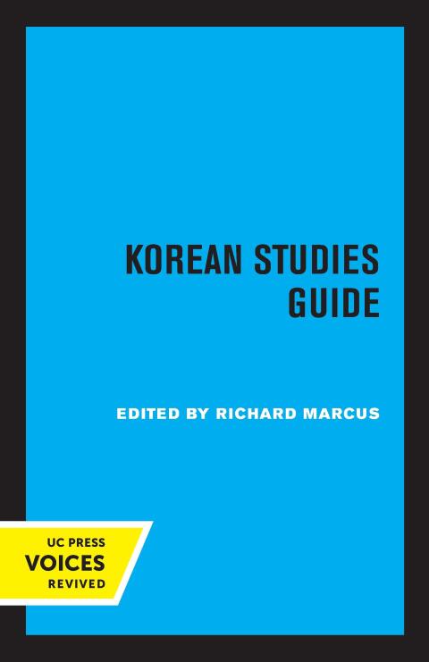 Cover image for book Korean Studies Guide