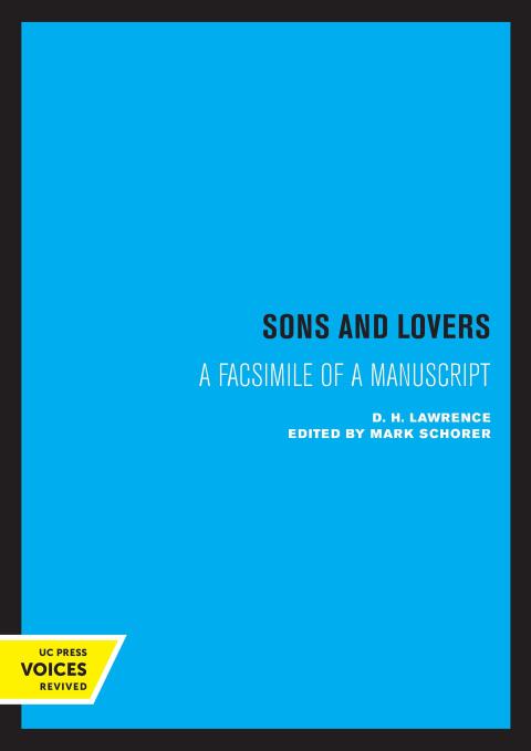 Cover image for book Sons and Lovers