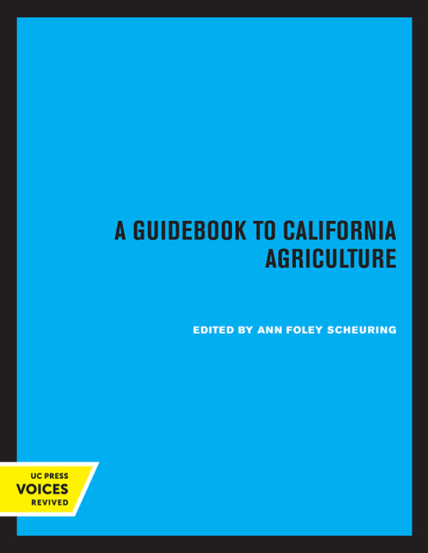 Cover image for book A Guidebook to California Agriculture