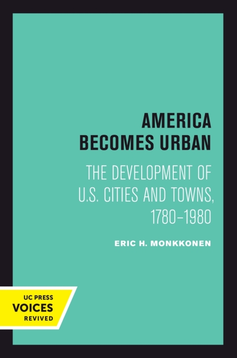 Cover image for book America Becomes Urban