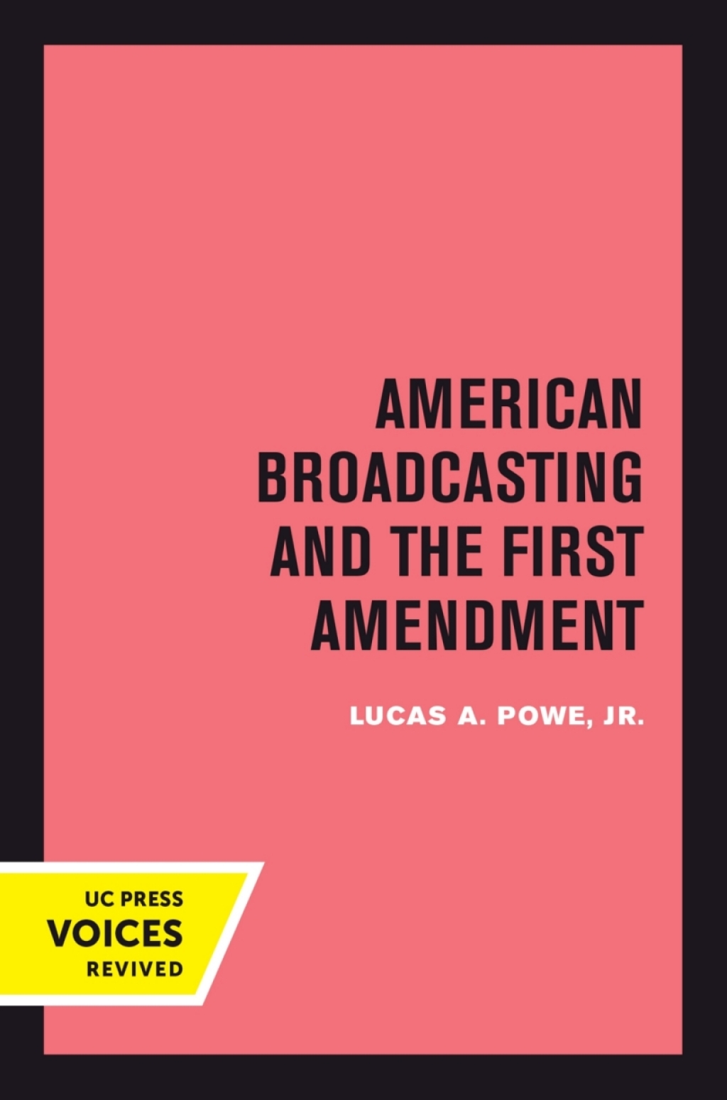 Page Fidelity American Broadcasting and the First Amendment; $26.58