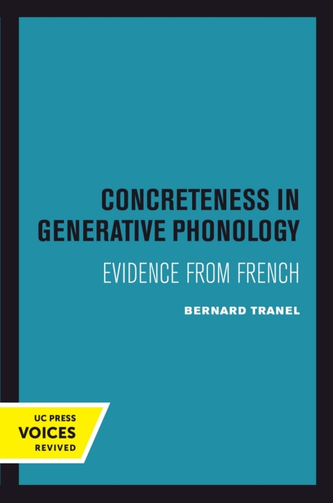 Cover image for book Concreteness in Generative Phonology
