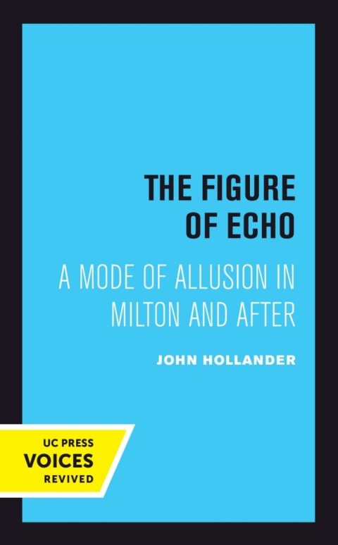 Cover image for book The Figure of Echo