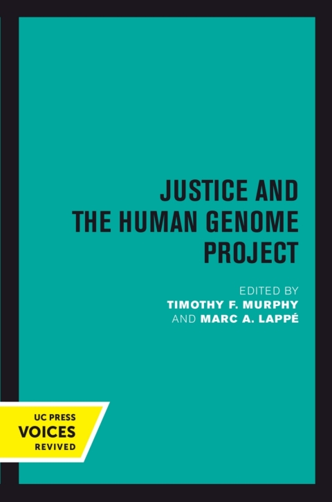 Cover image for book Justice and the Human Genome Project