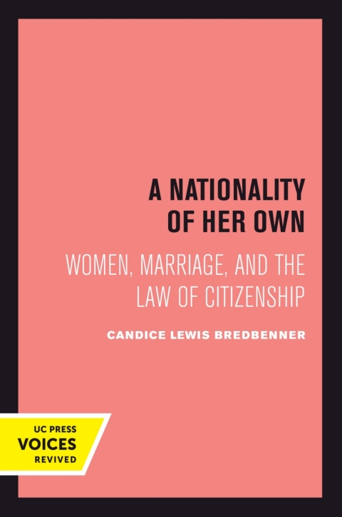 Cover image for book A Nationality of Her Own