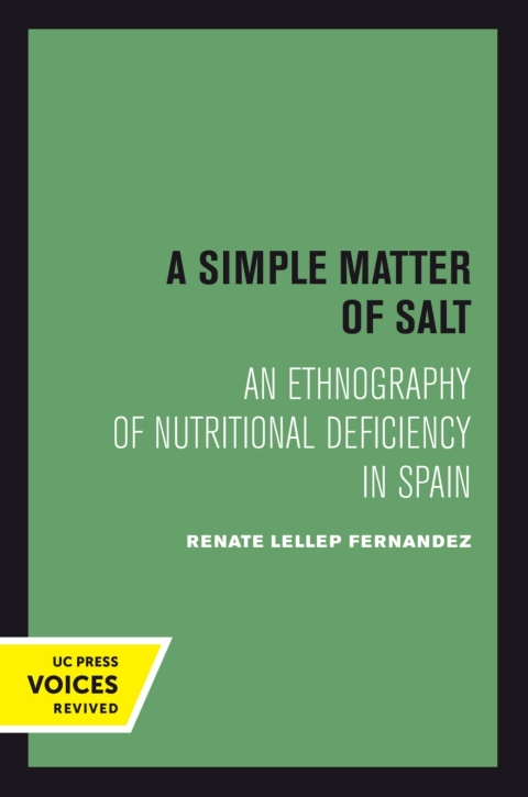 Cover image for book A Simple Matter of Salt
