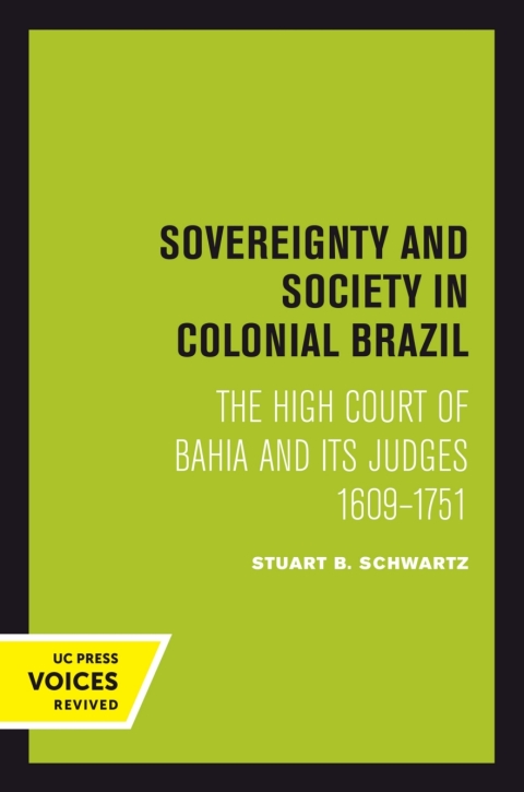 Cover image for book Sovereignty and Society in Colonial Brazil