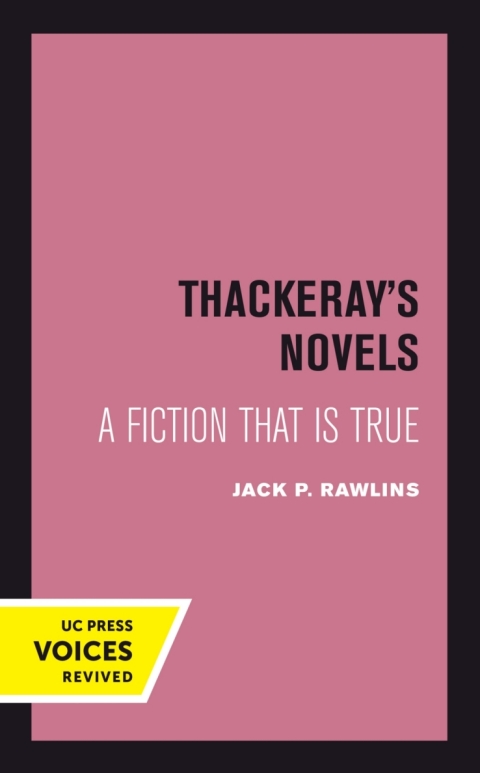 Cover image for book Thackeray's Novels