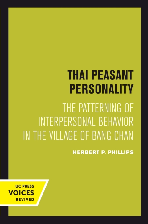 Cover image for book Thai Peasant Personality