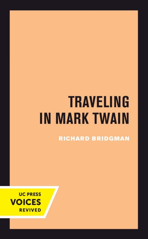 Cover image for book Traveling in Mark Twain
