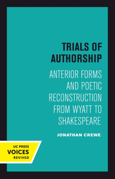 Cover image for book Trials of Authorship