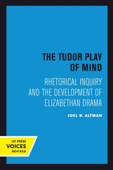Cover image for book The Tudor Play of Mind