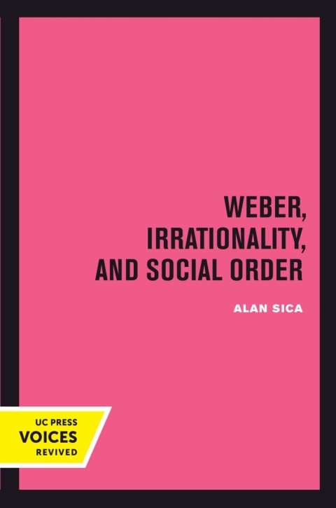 Cover image for book Weber, Irrationality, and Social Order