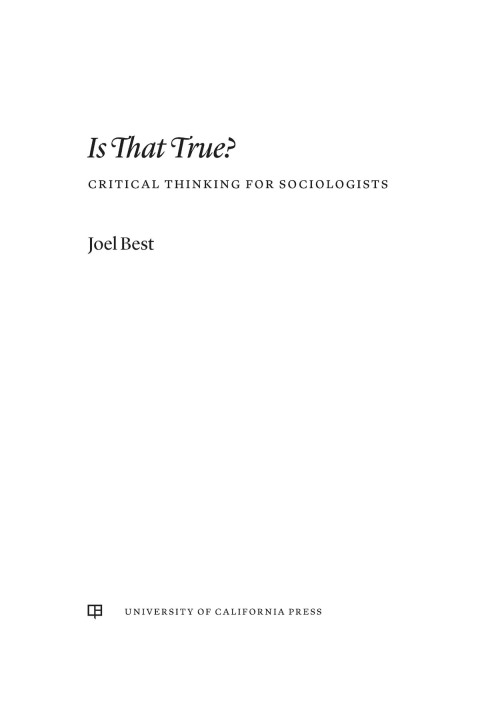 Cover image for book Is That True?