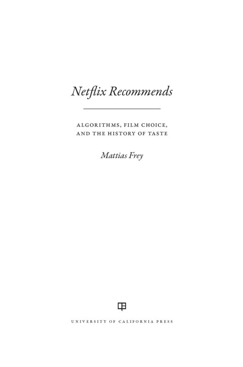 Cover image for book Netflix Recommends