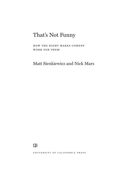 Cover image for book That's Not Funny