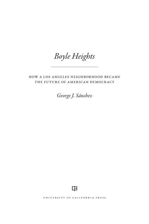 Cover image for book Boyle Heights