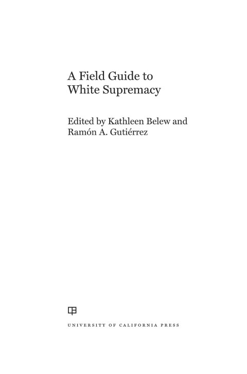 Cover image for book A Field Guide to White Supremacy