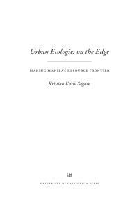 Cover image: Urban Ecologies on the Edge 1st edition 9780520382640