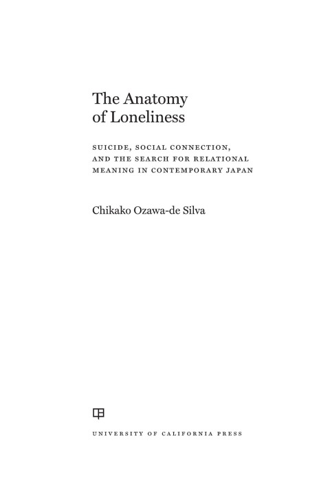 Cover image for book The Anatomy of Loneliness