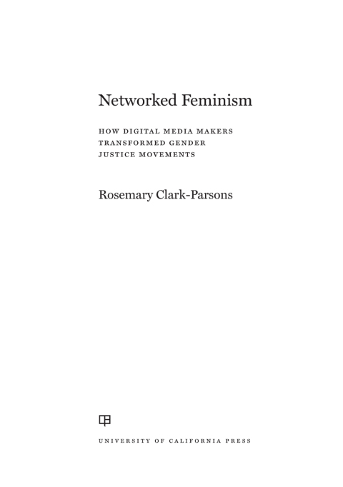 Cover image for book Networked Feminism