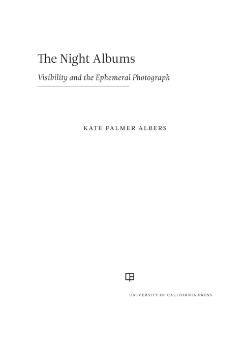 Cover image for book The Night Albums