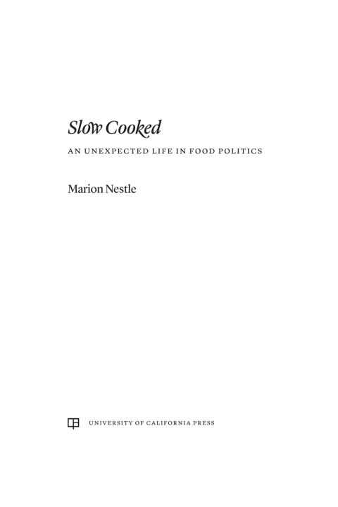 Cover image for book Slow Cooked