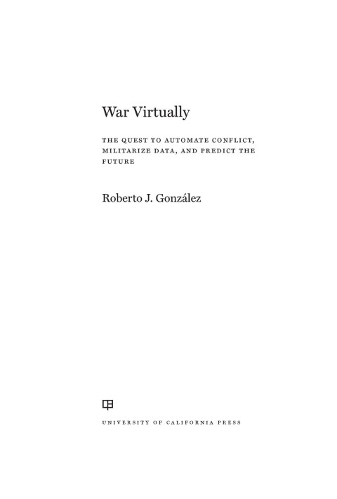 Cover image for book War Virtually