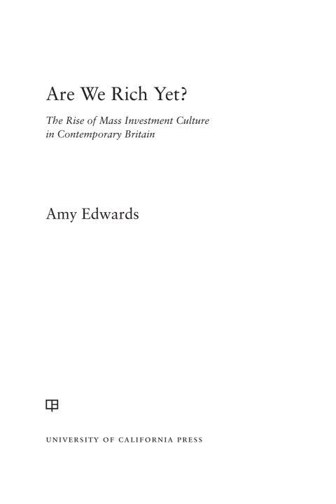 Cover image for book Are We Rich Yet?