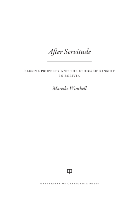 Cover image for book After Servitude